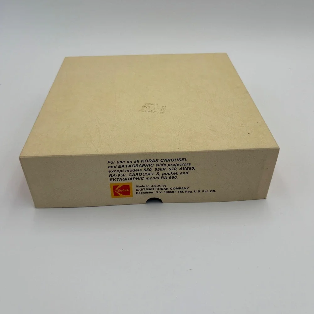 Kodak Carousel 140 Slide Tray Unisex 140 Capacity Black Good Vintage Projector